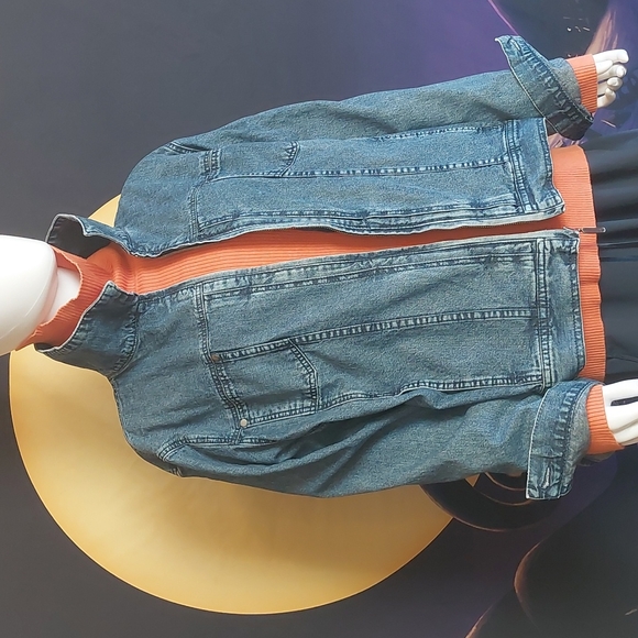 Vintage Zip Denim Cabela's Momcore Jean Jacket 2X XXL - Picture 2 of 12